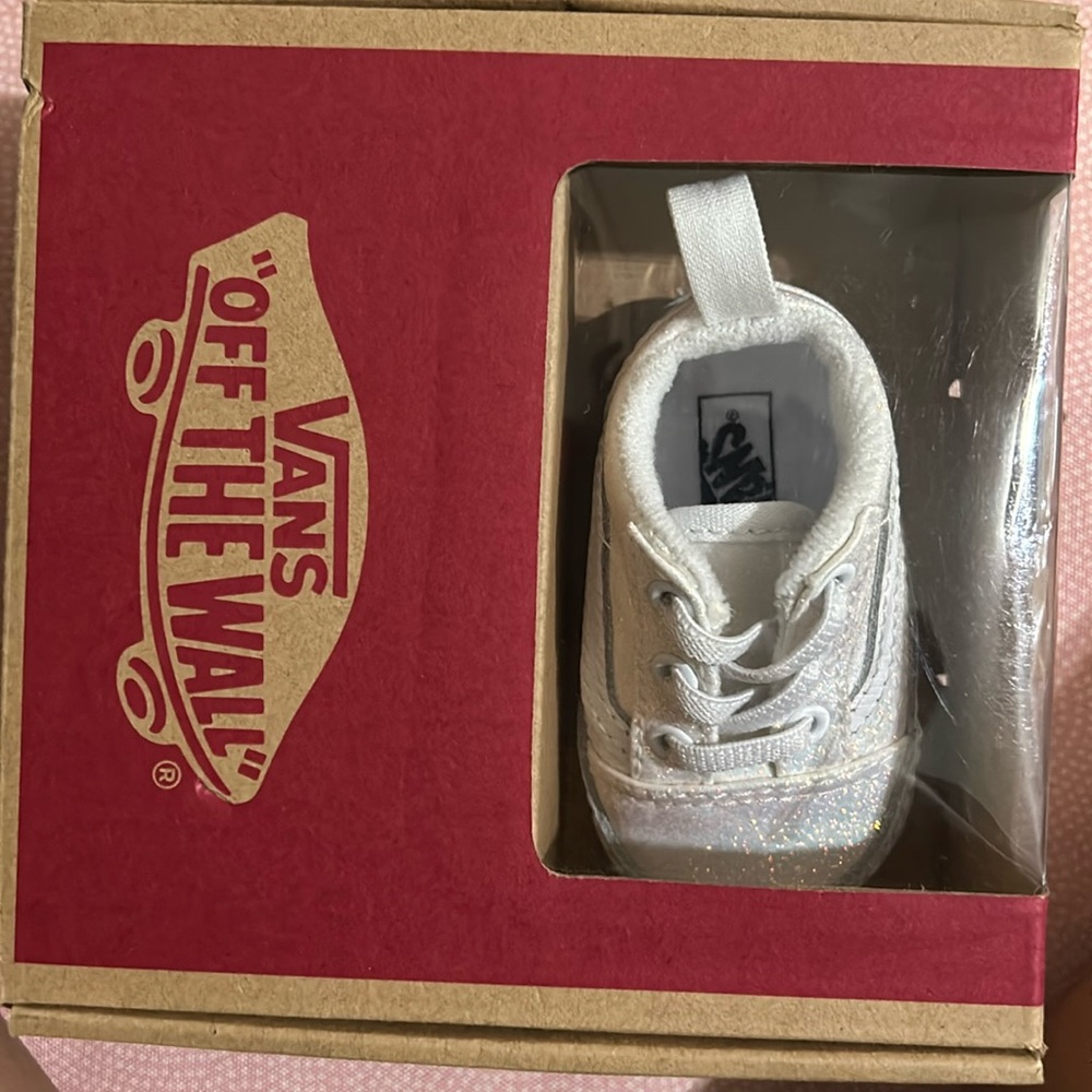 baby vans, never worn, with the box